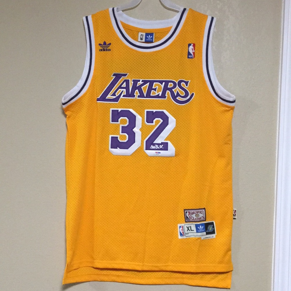 Authentic Rare Adidas Magic Johnson Jersey